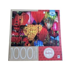 3/25$ Milton Bradley 1000 pc puzzle paper lanterns